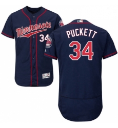 Mens Majestic Minnesota Twins 34 Kirby Puckett Authentic Navy Blue Alternate Flex Base Authentic Collection MLB Jersey Mens Majestic Minnesota Twins 34 Kirby Puckett Authentic Navy Blue Alternate Flex Base Authentic Collection MLB Jersey