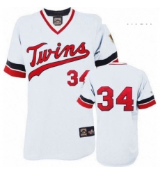 Mens Majestic Minnesota Twins 34 Kirby Puckett Replica White Cooperstown Throwback MLB Jersey Mens Majestic Minnesota Twins 34 Kirby Puckett Replica White Cooperstown Throwback MLB Jersey
