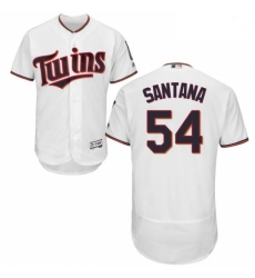 Mens Majestic Minnesota Twins 54 Ervin Santana White Home Flex Base Authentic Collection MLB Jersey Mens Majestic Minnesota Twins 54 Ervin Santana White Home Flex Base Authentic Collection MLB Jersey