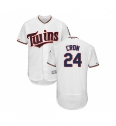 Mens Minnesota Twins 24 C J Cron White Home Flex Base Authentic Collection Baseball Jersey Mens Minnesota Twins 24 C J Cron White Home Flex Base Authentic Collection Baseball Jersey