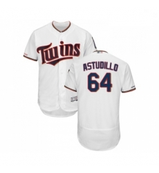 Mens Minnesota Twins 64 Willians Astudillo White Home Flex Base Authentic Collection Baseball Jersey Mens Minnesota Twins 64 Willians Astudillo White Home Flex Base Authentic Collection Baseball Jersey