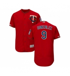 Mens Minnesota Twins 9 Marwin Gonzalez Scarlet Alternate Flex Base Authentic Collection Baseball Jersey Mens Minnesota Twins 9 Marwin Gonzalez Scarlet Alternate Flex Base Authentic Collection Baseball Jersey