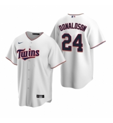 Mens Nike Minnesota Twins 24 Josh Donaldson White Home Stitched Baseball Jersey Mens Nike Minnesota Twins 24 Josh Donaldson White Home Stitched Baseball Jersey