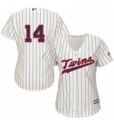 Womens Majestic Minnesota Twins 14 Kent Hrbek Replica Cream Alternate Cool Base MLB Jersey Womens Majestic Minnesota Twins 14 Kent Hrbek Replica Cream Alternate Cool Base MLB Jersey