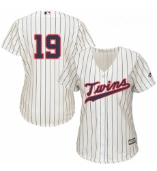 Womens Majestic Minnesota Twins 19 Anibal Sanchez Replica Cream Alternate Cool Base MLB Jersey Womens Majestic Minnesota Twins 19 Anibal Sanchez Replica Cream Alternate Cool Base MLB Jersey