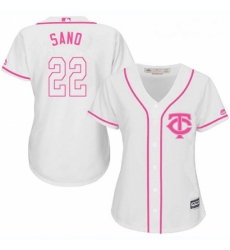 Womens Majestic Minnesota Twins 22 Miguel Sano Replica White Fashion Cool Base MLB Jersey Womens Majestic Minnesota Twins 22 Miguel Sano Replica White Fashion Cool Base MLB Jersey
