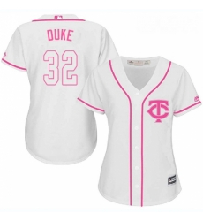 Womens Majestic Minnesota Twins 32 Zach Duke Authentic White Fashion Cool Base MLB Jersey Womens Majestic Minnesota Twins 32 Zach Duke Authentic White Fashion Cool Base MLB Jersey