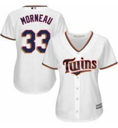 Womens Majestic Minnesota Twins 33 Justin Morneau Authentic White Home Cool Base MLB Jersey Womens Majestic Minnesota Twins 33 Justin Morneau Authentic White Home Cool Base MLB Jersey