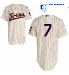Womens Majestic Minnesota Twins 7 Joe Mauer Authentic Cream Alternate Cool Base MLB Jersey Womens Majestic Minnesota Twins 7 Joe Mauer Authentic Cream Alternate Cool Base MLB Jersey