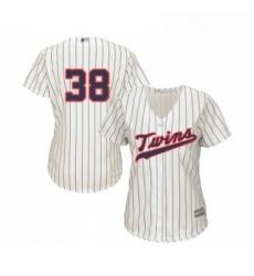 Womens Minnesota Twins 38 Blake Parker Replica Cream Alternate Cool Base Baseball Jersey Womens Minnesota Twins 38 Blake Parker Replica Cream Alternate Cool Base Baseball Jersey