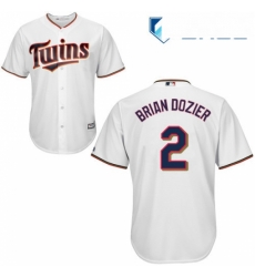 Youth Majestic Minnesota Twins 2 Brian Dozier Authentic White Home Cool Base MLB Jersey Youth Majestic Minnesota Twins 2 Brian Dozier Authentic White Home Cool Base MLB Jersey