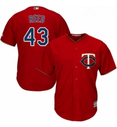 Youth Majestic Minnesota Twins 43 Addison Reed Replica Scarlet Alternate Cool Base MLB Jersey Youth Majestic Minnesota Twins 43 Addison Reed Replica Scarlet Alternate Cool Base MLB Jersey
