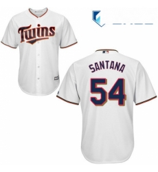 Youth Majestic Minnesota Twins 54 Ervin Santana Replica White Home Cool Base MLB Jersey Youth Majestic Minnesota Twins 54 Ervin Santana Replica White Home Cool Base MLB Jersey