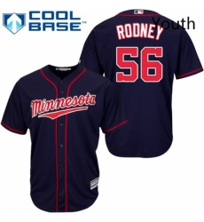Youth Majestic Minnesota Twins 56 Fernando Rodney Authentic Navy Blue Alternate Road Cool Base MLB Jersey Youth Majestic Minnesota Twins 56 Fernando Rodney Authentic Navy Blue Alternate Road Cool Base MLB Jersey