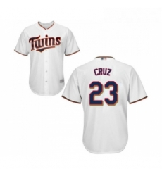 Youth Minnesota Twins 23 Nelson Cruz Replica White Home Cool Base Baseball Jersey Youth Minnesota Twins 23 Nelson Cruz Replica White Home Cool Base Baseball Jersey