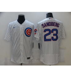 Men New York Mets 23 Sandberg White stripe Elite 2021 Nike MLB Jersey Men New York Mets 23 Sandberg White stripe Elite 2021 Nike MLB Jersey