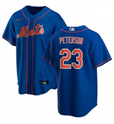 Men New York Mets 2323 David Peterson Royal Cool Base Stitched Baseball Jersey Men New York Mets 2323 David Peterson Royal Cool Base Stitched Baseball Jersey