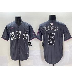 Men New York Mets 5 David Wright Navy City Connect Stitched Baseball Jersey Men New York Mets 5 David Wright Navy City Connect Stitched Baseball Jersey