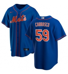 Men New York Mets 59 Carlos Carrasco Royal Cool Base Stitched Jersey Men New York Mets 59 Carlos Carrasco Royal Cool Base Stitched Jersey
