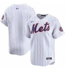 Men New York Mets Blank White 2024 Home Limited Stitched Baseball Jersey Men New York Mets Blank White 2024 Home Limited Stitched Baseball Jersey