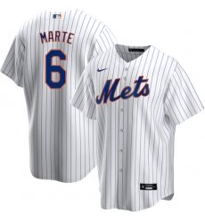 Men Nike New York Mets 6 Starling Marte White Cool Base Stitched MLB Jersey Men Nike New York Mets 6 Starling Marte White Cool Base Stitched MLB Jersey