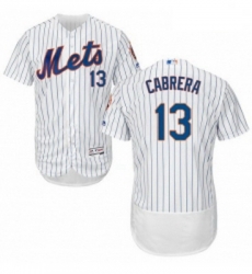 Mens Majestic New York Mets 13 Asdrubal Cabrera White Home Flex Base Authentic Collection MLB Jersey Mens Majestic New York Mets 13 Asdrubal Cabrera White Home Flex Base Authentic Collection MLB Jersey
