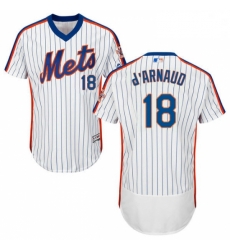 Mens Majestic New York Mets 18 Travis dArnaud WhiteRoyal Flexbase Authentic Collection MLB Jersey Mens Majestic New York Mets 18 Travis dArnaud WhiteRoyal Flexbase Authentic Collection MLB Jersey