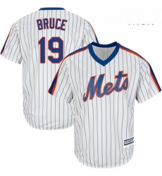 Mens Majestic New York Mets 19 Jay Bruce Replica White Alternate Cool Base MLB Jersey Mens Majestic New York Mets 19 Jay Bruce Replica White Alternate Cool Base MLB Jersey