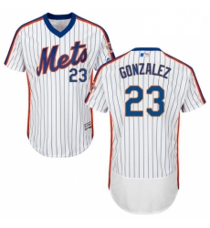 Mens Majestic New York Mets 23 Adrian Gonzalez White Alternate Flex Base Authentic Collection MLB Jersey Mens Majestic New York Mets 23 Adrian Gonzalez White Alternate Flex Base Authentic Collection MLB Jersey