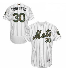 Mens Majestic New York Mets 30 Michael Conforto Authentic White 2016 Memorial Day Fashion Flex Base MLB Jersey Mens Majestic New York Mets 30 Michael Conforto Authentic White 2016 Memorial Day Fashion Flex Base MLB Jersey
