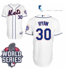Mens Majestic New York Mets 30 Nolan Ryan Authentic White Alternate Cool Base 2015 World Series MLB Jersey Mens Majestic New York Mets 30 Nolan Ryan Authentic White Alternate Cool Base 2015 World Series MLB Jersey