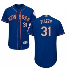 Mens Majestic New York Mets 31 Mike Piazza RoyalGray Alternate Flex Base Authentic Collection MLB Jersey Mens Majestic New York Mets 31 Mike Piazza RoyalGray Alternate Flex Base Authentic Collection MLB Jersey