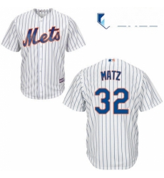 Mens Majestic New York Mets 32 Steven Matz Replica White Home Cool Base MLB Jersey Mens Majestic New York Mets 32 Steven Matz Replica White Home Cool Base MLB Jersey