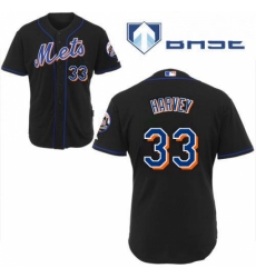Mens Majestic New York Mets 33 Matt Harvey Authentic Black Cool Base MLB Jersey Mens Majestic New York Mets 33 Matt Harvey Authentic Black Cool Base MLB Jersey