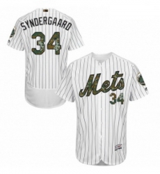 Mens Majestic New York Mets 34 Noah Syndergaard Authentic White 2016 Memorial Day Fashion Flex Base Jersey Mens Majestic New York Mets 34 Noah Syndergaard Authentic White 2016 Memorial Day Fashion Flex Base Jersey