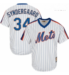 Mens Majestic New York Mets 34 Noah Syndergaard Authentic White Cooperstown MLB Jersey Mens Majestic New York Mets 34 Noah Syndergaard Authentic White Cooperstown MLB Jersey