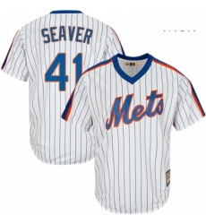 Mens Majestic New York Mets 41 Tom Seaver Authentic White Cooperstown MLB Jersey Mens Majestic New York Mets 41 Tom Seaver Authentic White Cooperstown MLB Jersey