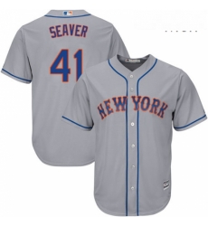 Mens Majestic New York Mets 41 Tom Seaver Replica Grey Road Cool Base MLB Jersey Mens Majestic New York Mets 41 Tom Seaver Replica Grey Road Cool Base MLB Jersey