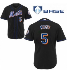 Mens Majestic New York Mets 5 David Wright Replica Black Cool Base MLB Jersey Mens Majestic New York Mets 5 David Wright Replica Black Cool Base MLB Jersey