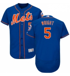 Mens Majestic New York Mets 5 David Wright Royal Blue Alternate Flex Base Authentic Collection MLB Jersey Mens Majestic New York Mets 5 David Wright Royal Blue Alternate Flex Base Authentic Collection MLB Jersey