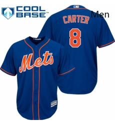 Mens Majestic New York Mets 8 Gary Carter Replica Royal Blue Alternate Home Cool Base MLB Jersey Mens Majestic New York Mets 8 Gary Carter Replica Royal Blue Alternate Home Cool Base MLB Jersey
