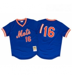 Mens Mitchell and Ness 1986 New York Mets 16 Dwight Gooden Authentic Royal Blue Throwback MLB Jersey Mens Mitchell and Ness 1986 New York Mets 16 Dwight Gooden Authentic Royal Blue Throwback MLB Jersey