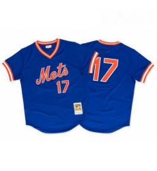 Mens Mitchell and Ness 1986 New York Mets 17 Keith Hernandez Authentic Royal Blue Throwback MLB Jersey Mens Mitchell and Ness 1986 New York Mets 17 Keith Hernandez Authentic Royal Blue Throwback MLB Jersey