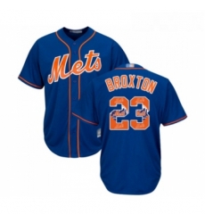 Mens New York Mets 23 Keon Broxton Authentic Royal Blue Team Logo Fashion Cool Base Baseball Jersey Mens New York Mets 23 Keon Broxton Authentic Royal Blue Team Logo Fashion Cool Base Baseball Jersey