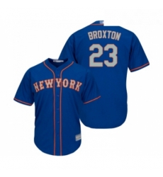 Mens New York Mets 23 Keon Broxton Replica Royal Blue Alternate Road Cool Base Baseball Jersey Mens New York Mets 23 Keon Broxton Replica Royal Blue Alternate Road Cool Base Baseball Jersey