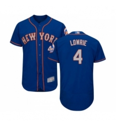 Mens New York Mets 4 Jed Lowrie Royal Gray Alternate Flex Base Authentic Collection Baseball Jersey Mens New York Mets 4 Jed Lowrie Royal Gray Alternate Flex Base Authentic Collection Baseball Jersey