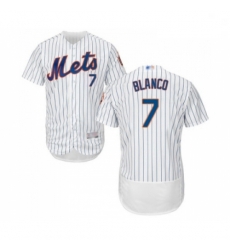 Mens New York Mets 7 Gregor Blanco White Home Flex Base Authentic Collection Baseball Jersey Mens New York Mets 7 Gregor Blanco White Home Flex Base Authentic Collection Baseball Jersey