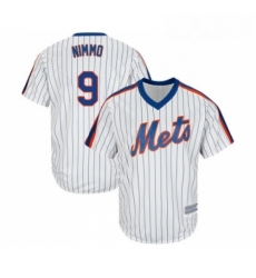 Mens New York Mets 9 Brandon Nimmo Replica White Alternate Cool Base Baseball Jersey Mens New York Mets 9 Brandon Nimmo Replica White Alternate Cool Base Baseball Jersey
