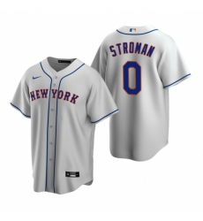 Mens Nike New York Mets 0 Marcus Stroman Gray Road Stitched Baseball Jersey Mens Nike New York Mets 0 Marcus Stroman Gray Road Stitched Baseball Jersey