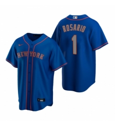 Mens Nike New York Mets 1 Amed Rosario Royal Alternate Road Stitched Baseball Jersey Mens Nike New York Mets 1 Amed Rosario Royal Alternate Road Stitched Baseball Jersey